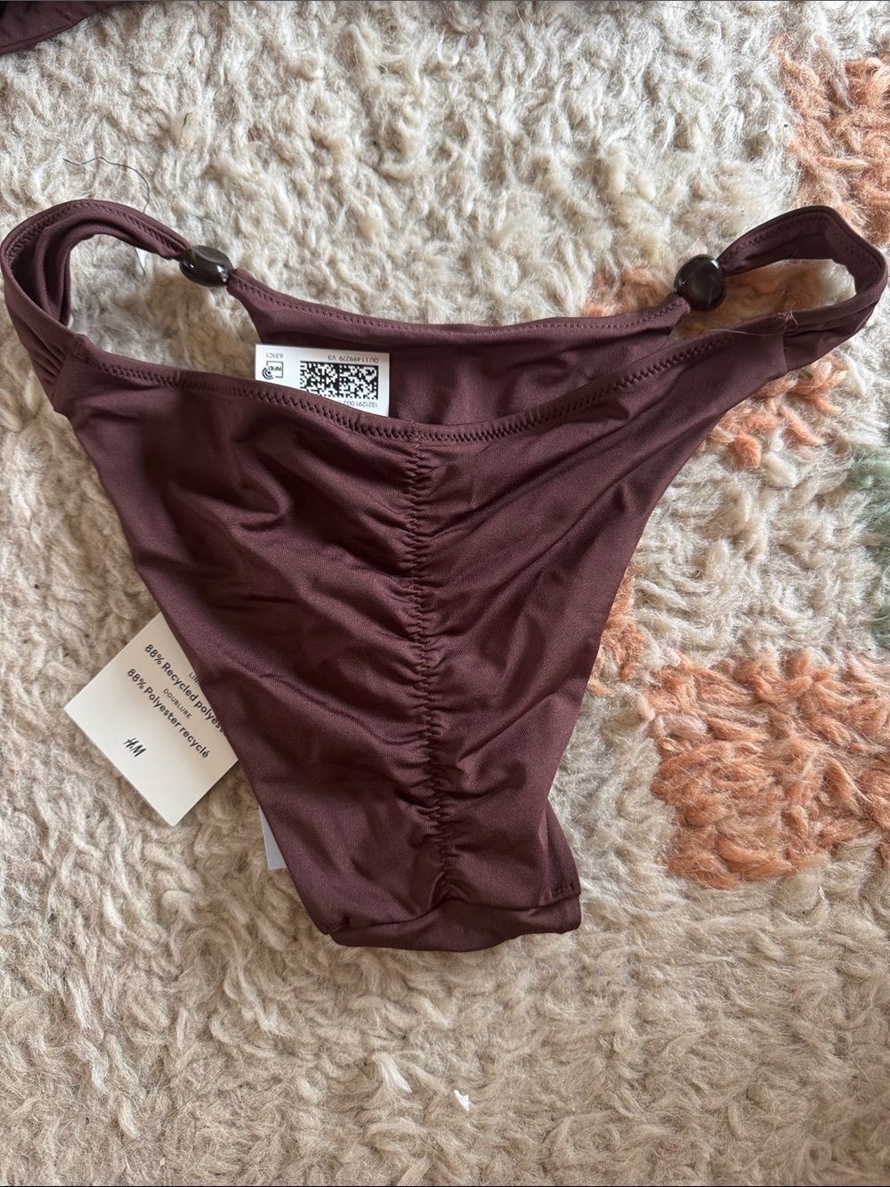 H&M Brown Underwire Bikini Set with Ring Accents - Picture 2 of 4